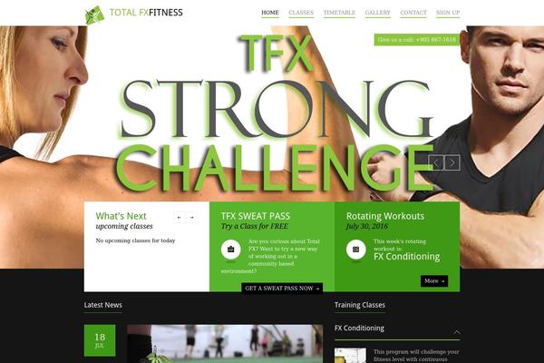 totalfxfitness.com site used GymBase