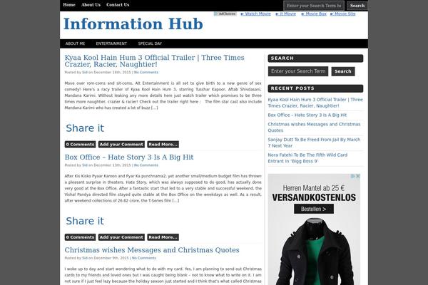 Site using Easy-social-sharing plugin