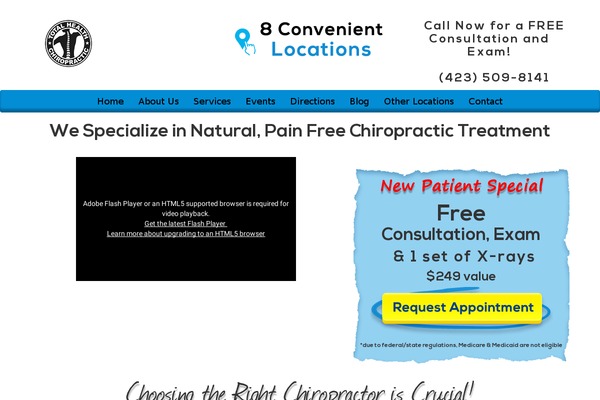 totalhealthchiroeastridge.com site used Ct-local.2.0.2
