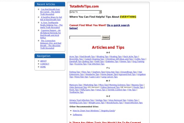 Sem Reloaded theme site design template sample