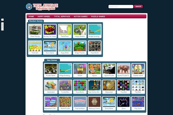 Wtb Game theme site design template sample