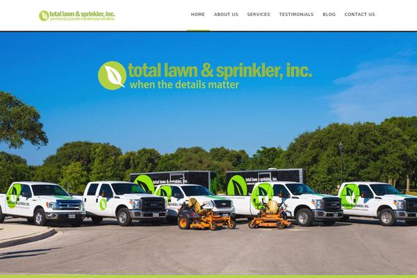 totallawnandsprinkler.com site used Wp_spectrum