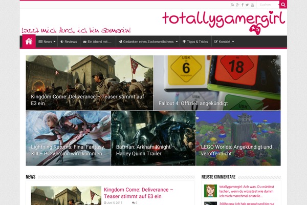 Sahifa Child theme site design template sample