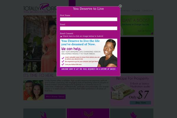 Totally theme site design template sample