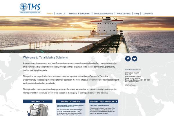 Tms theme site design template sample