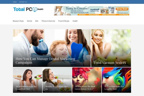 Metro Magazine theme site design template sample