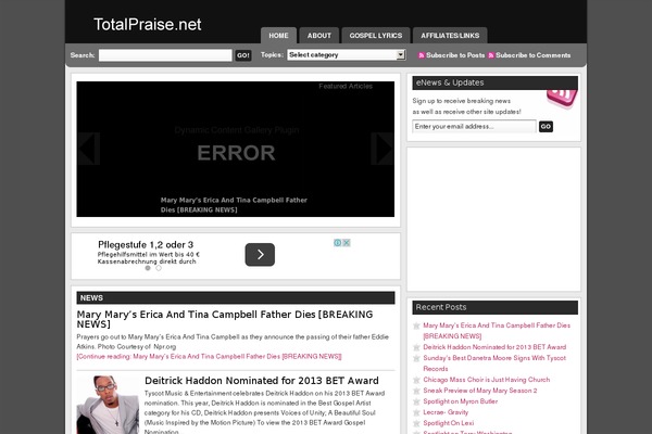 Site using About Me plugin
