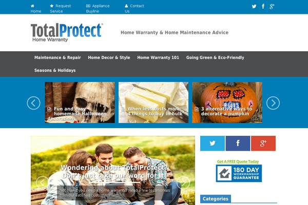 Discover theme site design template sample