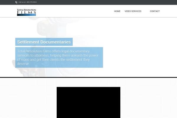 One Page theme site design template sample