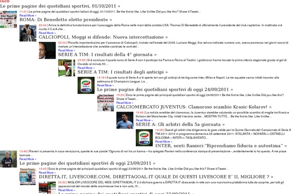 totalsport.it site used Trident Lite