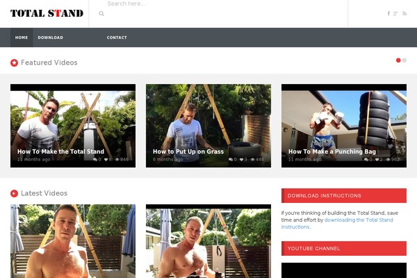 VideoTube theme site design template sample