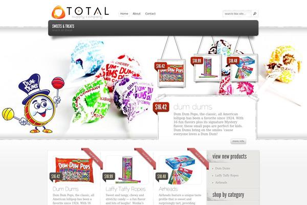 eStore theme site design template sample