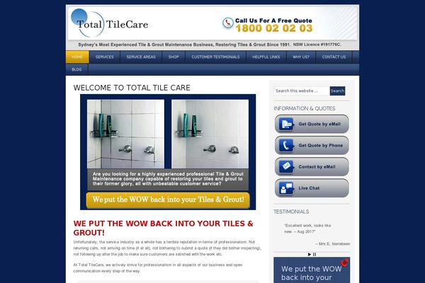 Enfold theme site design template sample