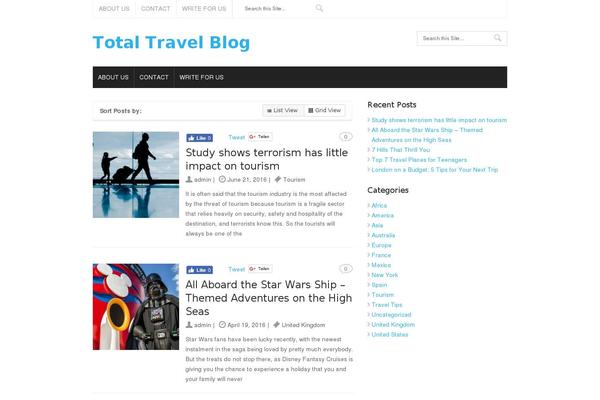 Splash theme site design template sample