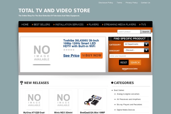 totaltvandvideostore.com site used Protozon