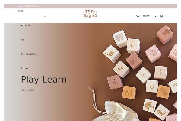 Goya-child theme site design template sample