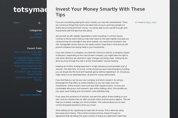 Displace theme site design template sample