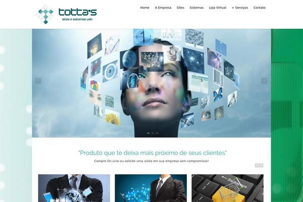 Hathor theme site design template sample