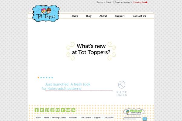 tottoppers.com site used Callaweb