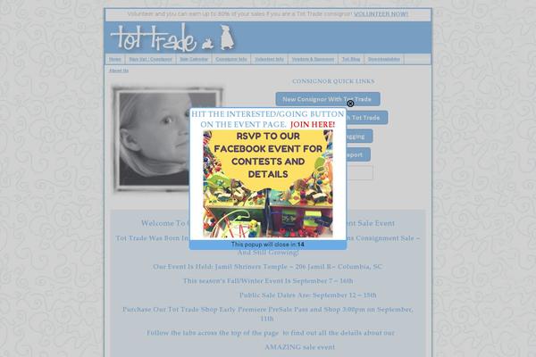 Site using Simple Popup Plugin plugin