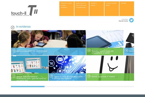 One Touch theme site design template sample