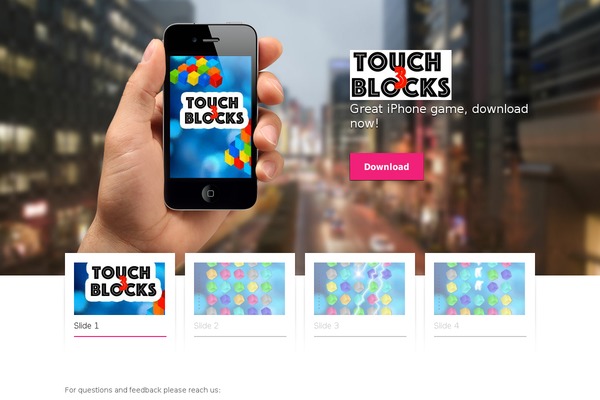 touch3blocks.com site used Appz-theme