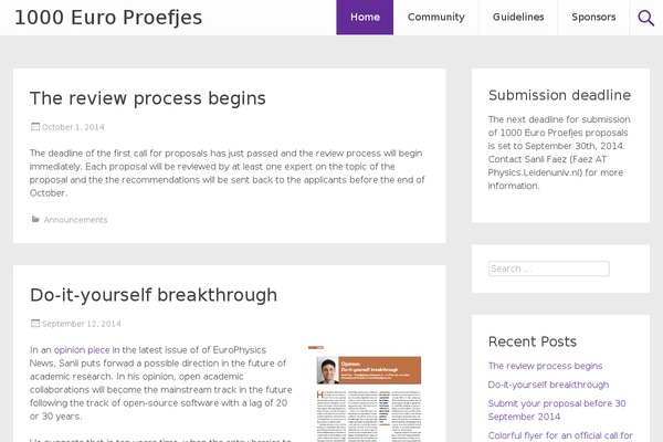 Radiate theme site design template sample