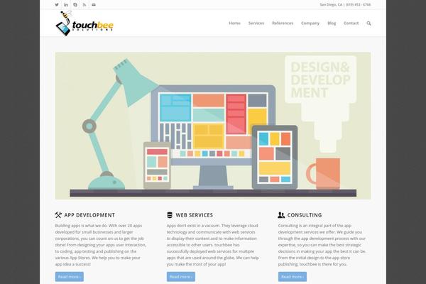 touchbee.com site used Enfold