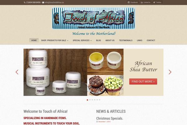 Souffle theme site design template sample