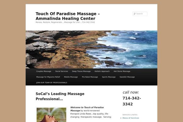 Twenty Eleven theme site design template sample