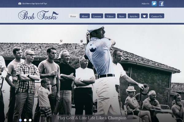 Site using Image slider with description plugin