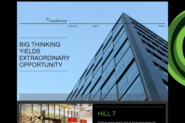 Touchstone theme site design template sample