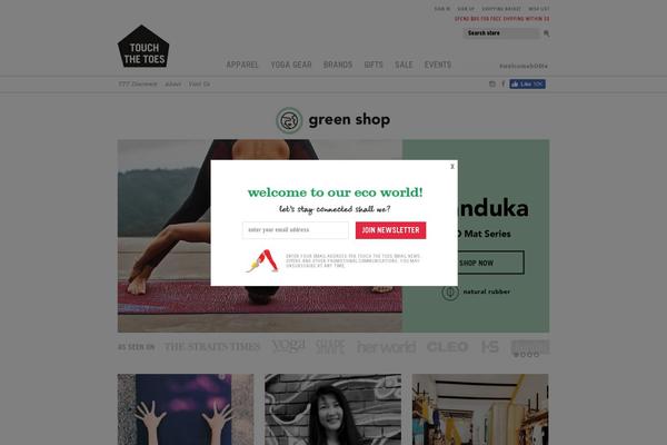 Standard theme site design template sample