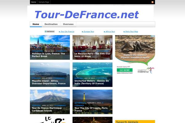 Spectrum theme site design template sample