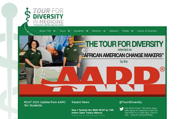 tour4diversity.org site used T4d