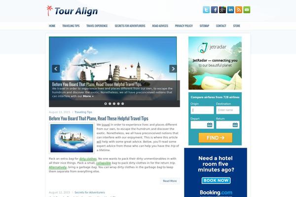 touralign.com site used Aspect