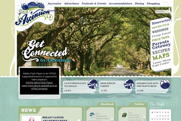 Site using Event Organiser plugin