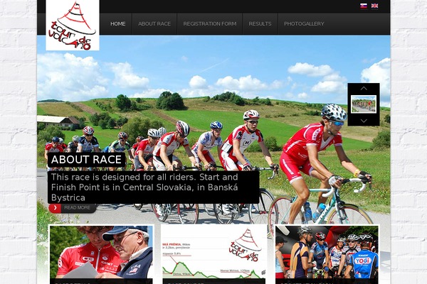 Flatter theme site design template sample
