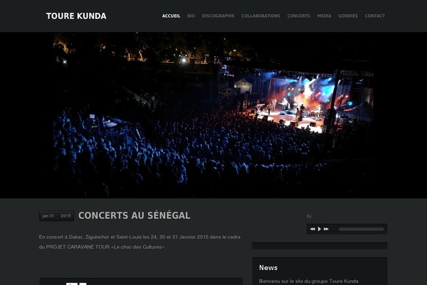 tourekunda.com site used Music