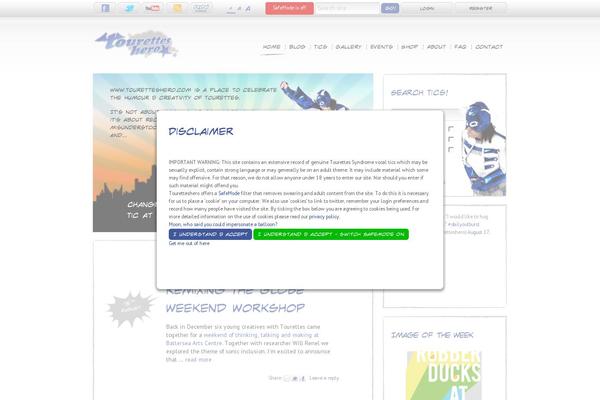 touretteshero.com site used Thero.0.7.0