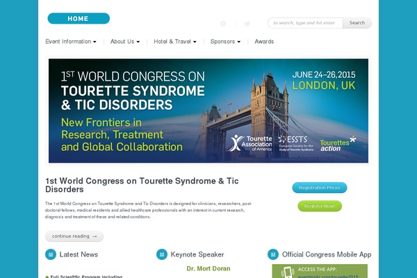 Evento theme site design template sample