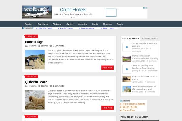 Ribbon theme site design template sample