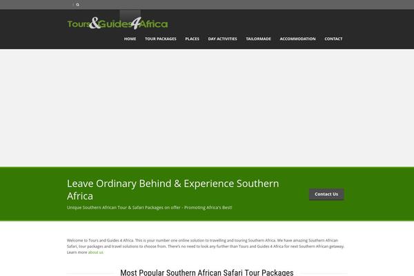 Tour Package theme site design template sample