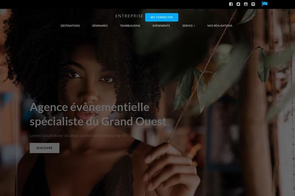 Colibri WP theme site design template sample