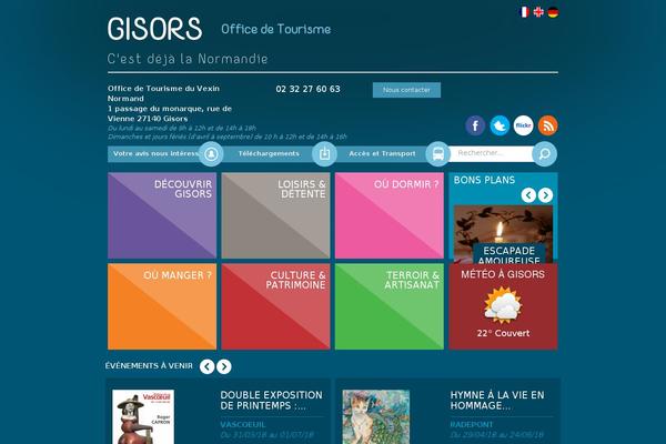 Roots theme site design template sample