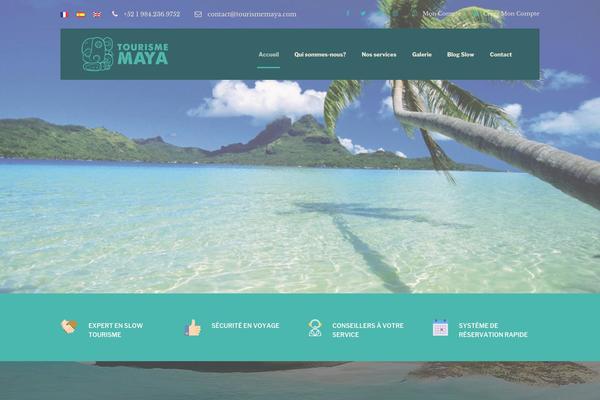 TravelTour theme site design template sample