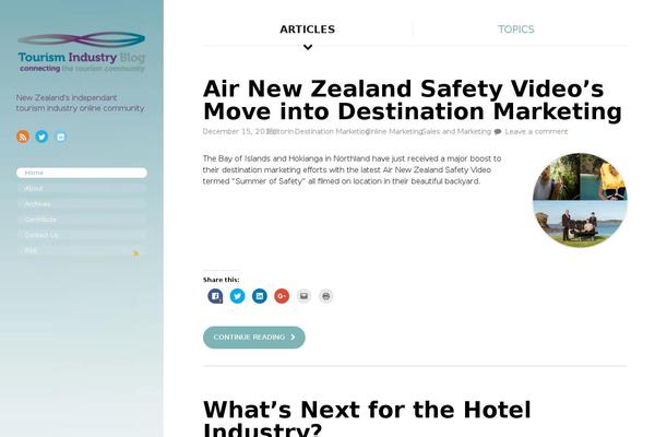 On Topic theme site design template sample