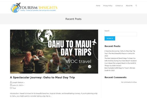 OceanWP theme site design template sample