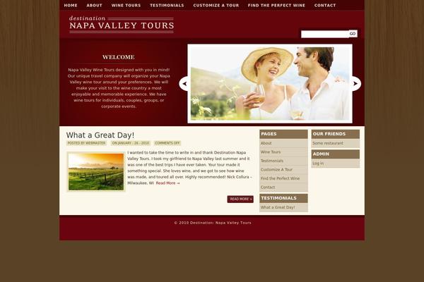 Milano theme site design template sample