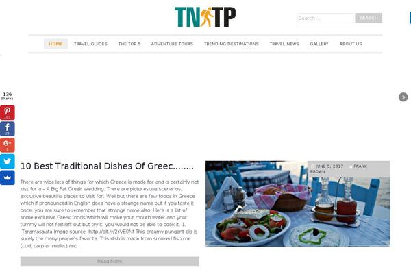 Passenger theme site design template sample